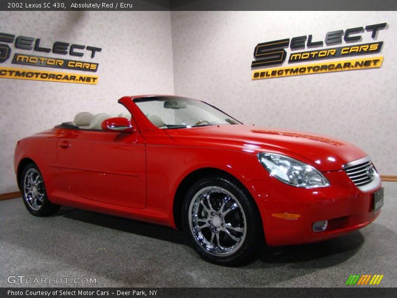 Front 3/4 View of 2002 SC 430