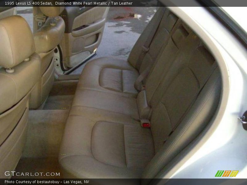 Diamond White Pearl Metallic / Tan Leather 1995 Lexus LS 400 Sedan