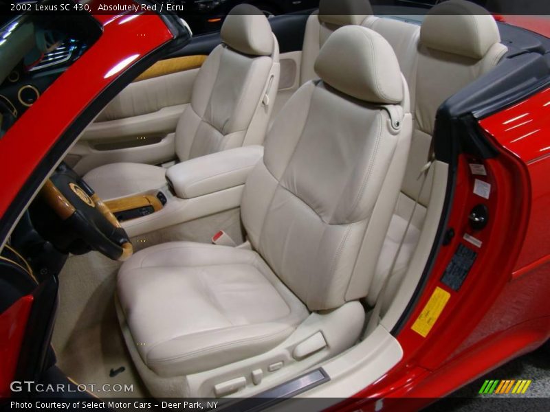  2002 SC 430 Ecru Interior