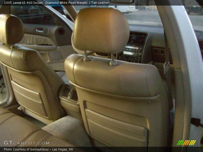 Diamond White Pearl Metallic / Tan Leather 1995 Lexus LS 400 Sedan