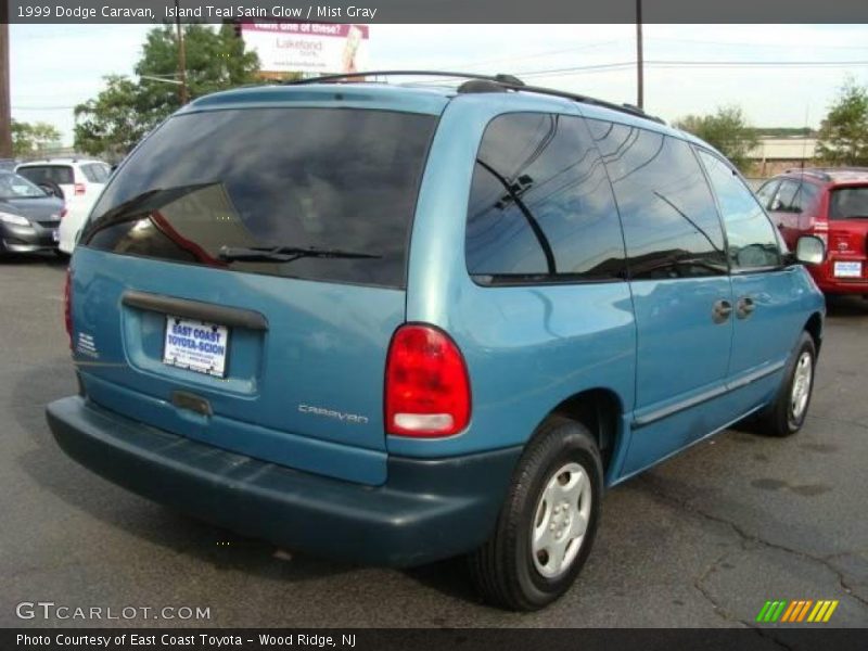 Island Teal Satin Glow / Mist Gray 1999 Dodge Caravan