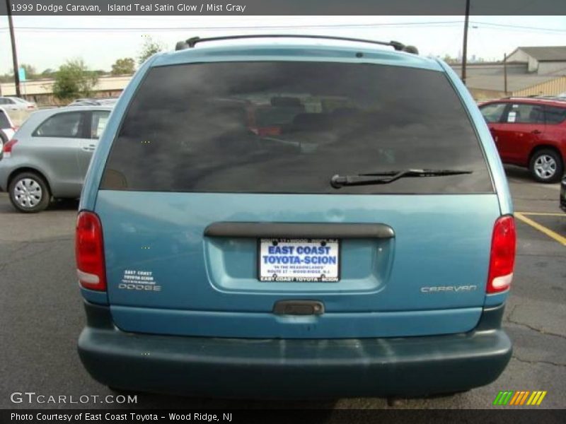 Island Teal Satin Glow / Mist Gray 1999 Dodge Caravan