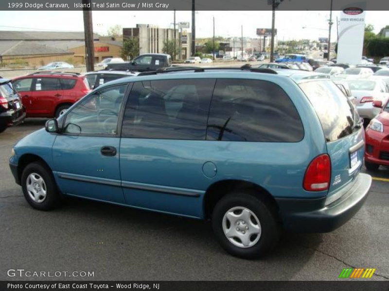 Island Teal Satin Glow / Mist Gray 1999 Dodge Caravan