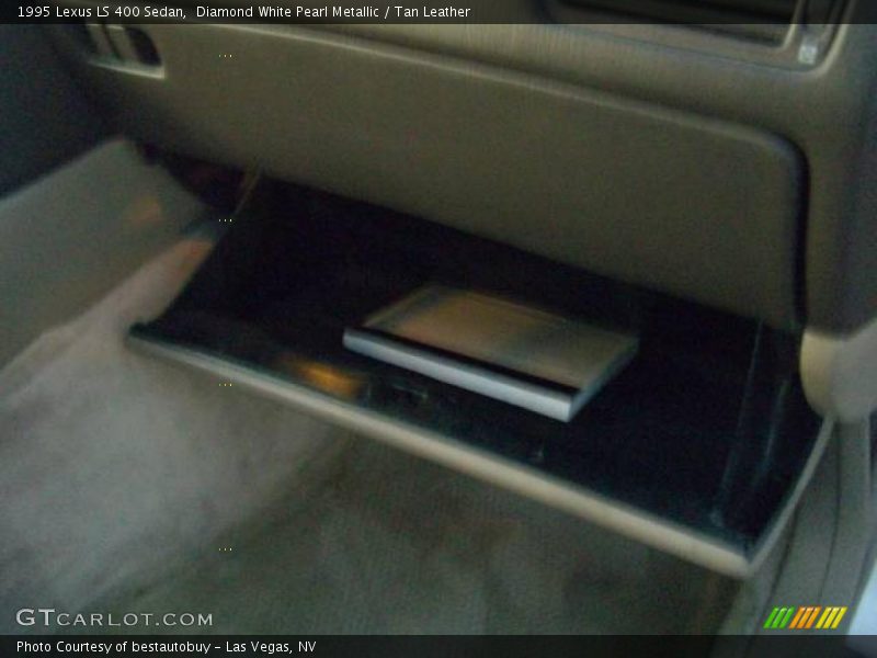Diamond White Pearl Metallic / Tan Leather 1995 Lexus LS 400 Sedan
