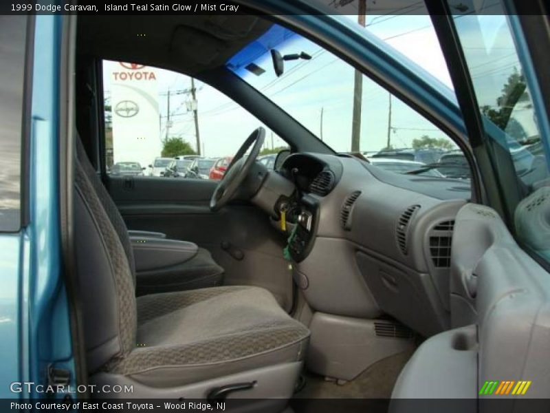 Island Teal Satin Glow / Mist Gray 1999 Dodge Caravan