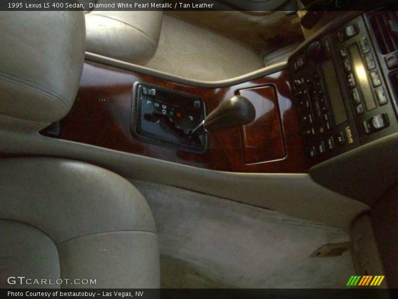 Diamond White Pearl Metallic / Tan Leather 1995 Lexus LS 400 Sedan