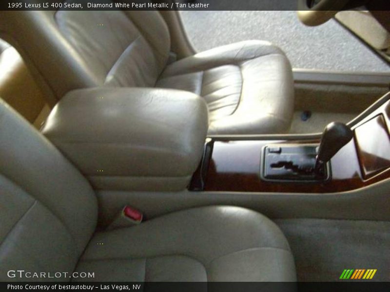Diamond White Pearl Metallic / Tan Leather 1995 Lexus LS 400 Sedan