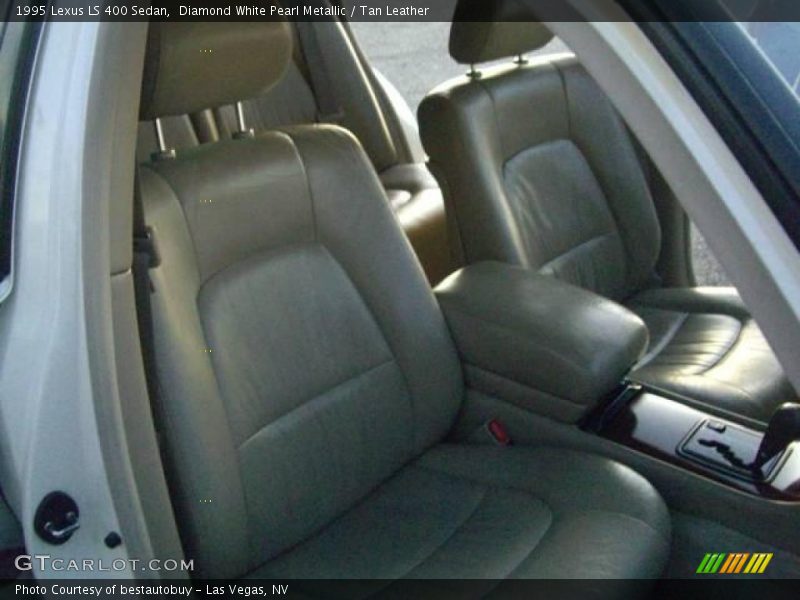 Diamond White Pearl Metallic / Tan Leather 1995 Lexus LS 400 Sedan