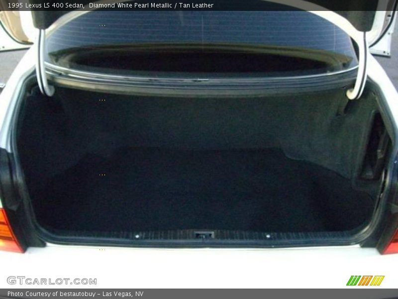 Diamond White Pearl Metallic / Tan Leather 1995 Lexus LS 400 Sedan