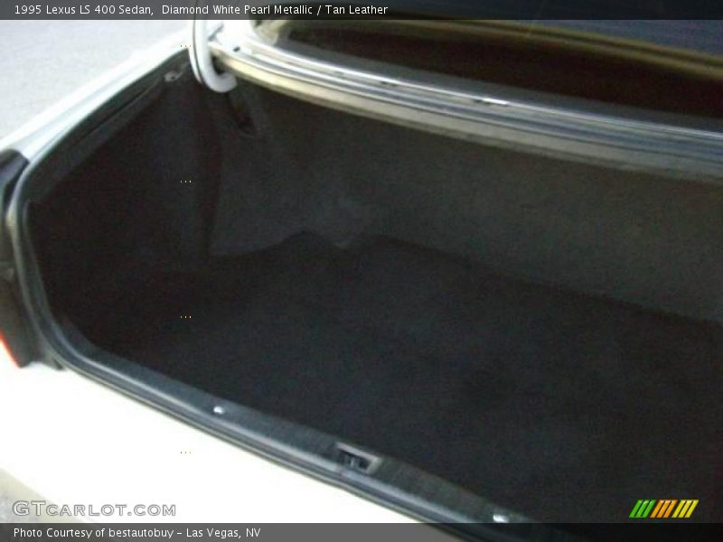Diamond White Pearl Metallic / Tan Leather 1995 Lexus LS 400 Sedan