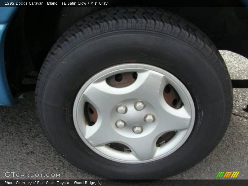 Island Teal Satin Glow / Mist Gray 1999 Dodge Caravan