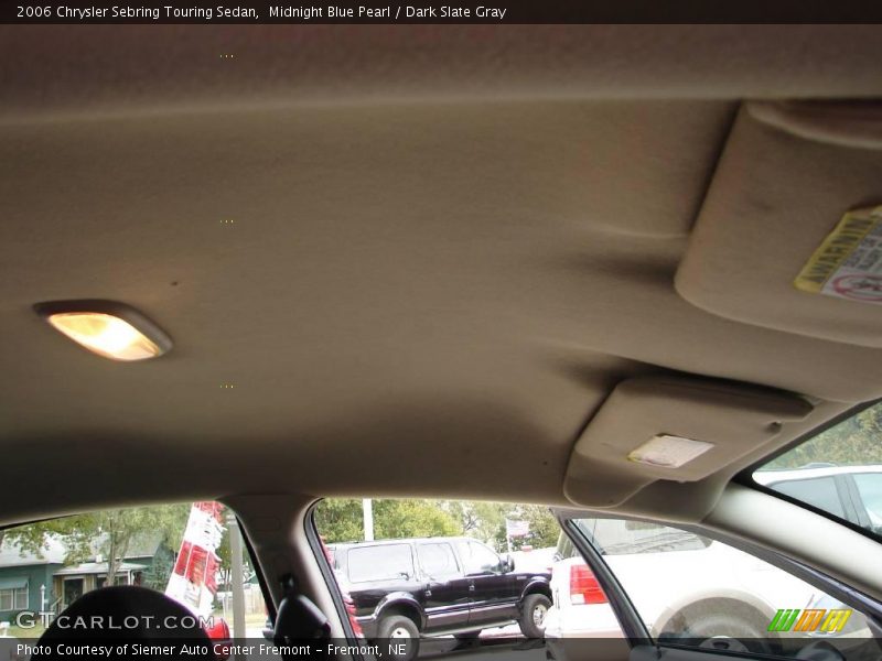 Midnight Blue Pearl / Dark Slate Gray 2006 Chrysler Sebring Touring Sedan