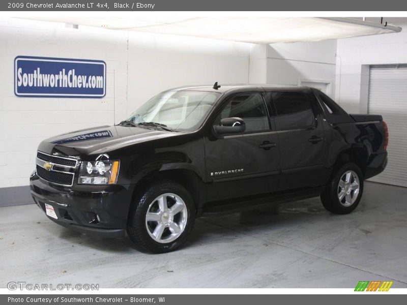 Black / Ebony 2009 Chevrolet Avalanche LT 4x4