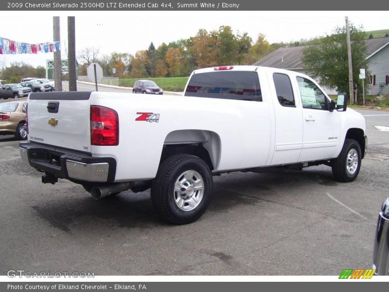 Summit White / Ebony 2009 Chevrolet Silverado 2500HD LTZ Extended Cab 4x4