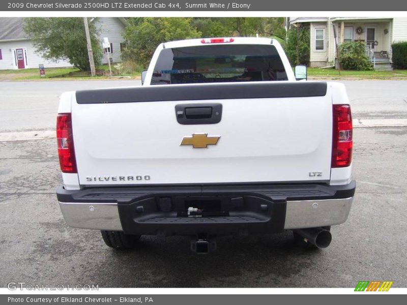 Summit White / Ebony 2009 Chevrolet Silverado 2500HD LTZ Extended Cab 4x4