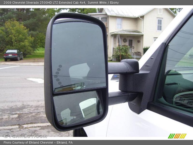 Summit White / Ebony 2009 Chevrolet Silverado 2500HD LTZ Extended Cab 4x4