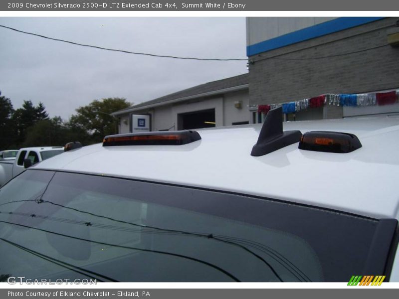 Summit White / Ebony 2009 Chevrolet Silverado 2500HD LTZ Extended Cab 4x4