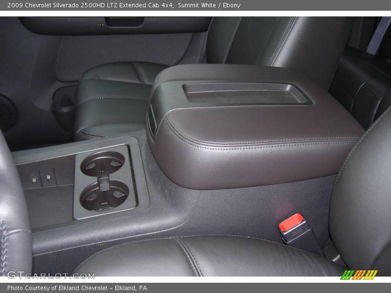 Summit White / Ebony 2009 Chevrolet Silverado 2500HD LTZ Extended Cab 4x4