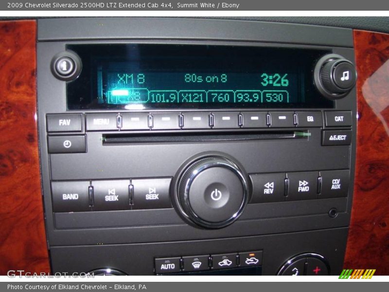 Summit White / Ebony 2009 Chevrolet Silverado 2500HD LTZ Extended Cab 4x4
