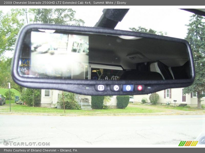 Summit White / Ebony 2009 Chevrolet Silverado 2500HD LTZ Extended Cab 4x4