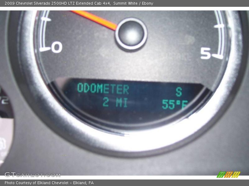Summit White / Ebony 2009 Chevrolet Silverado 2500HD LTZ Extended Cab 4x4