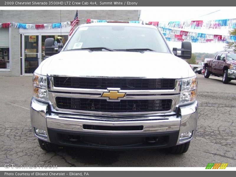 Summit White / Ebony 2009 Chevrolet Silverado 3500HD LTZ Crew Cab 4x4