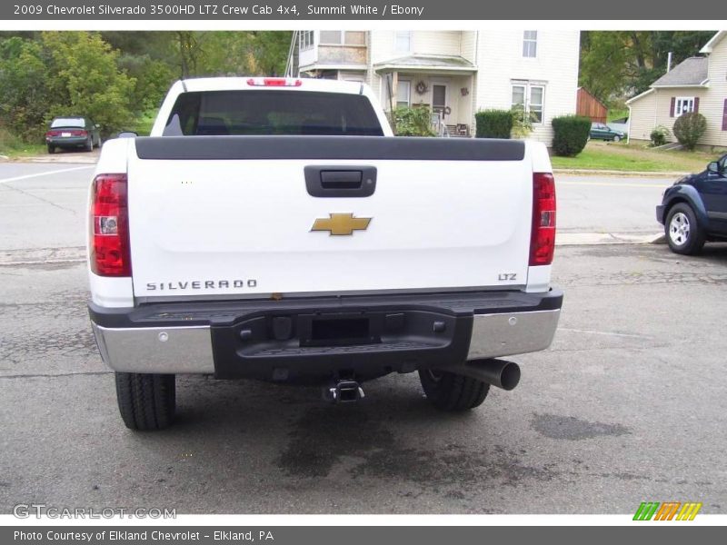 Summit White / Ebony 2009 Chevrolet Silverado 3500HD LTZ Crew Cab 4x4