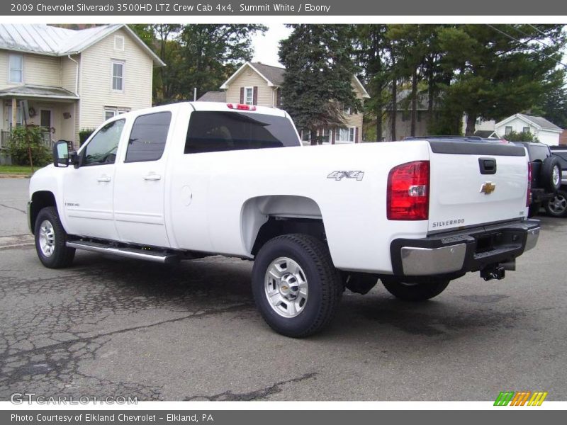 Summit White / Ebony 2009 Chevrolet Silverado 3500HD LTZ Crew Cab 4x4