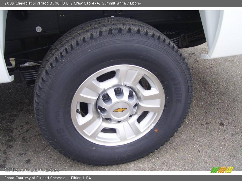 Summit White / Ebony 2009 Chevrolet Silverado 3500HD LTZ Crew Cab 4x4