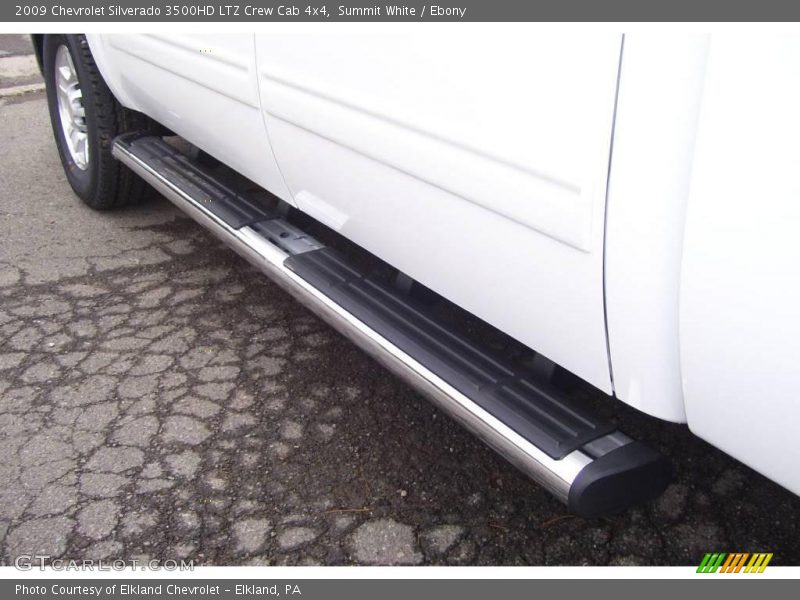 Summit White / Ebony 2009 Chevrolet Silverado 3500HD LTZ Crew Cab 4x4