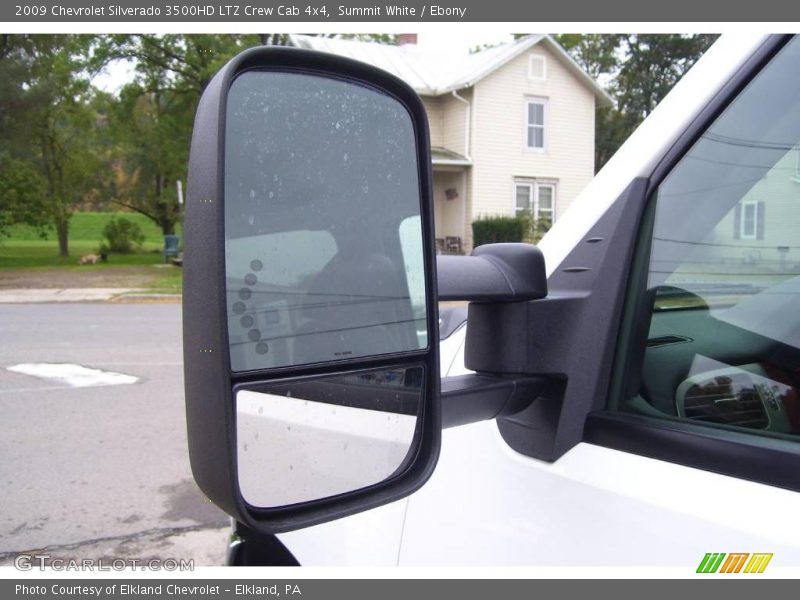 Summit White / Ebony 2009 Chevrolet Silverado 3500HD LTZ Crew Cab 4x4