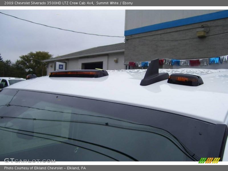 Summit White / Ebony 2009 Chevrolet Silverado 3500HD LTZ Crew Cab 4x4