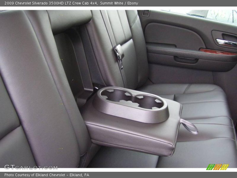 Summit White / Ebony 2009 Chevrolet Silverado 3500HD LTZ Crew Cab 4x4