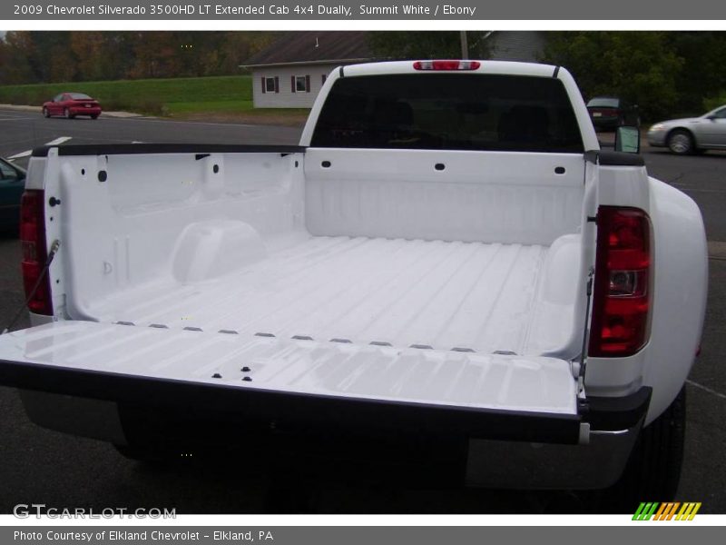 Summit White / Ebony 2009 Chevrolet Silverado 3500HD LT Extended Cab 4x4 Dually