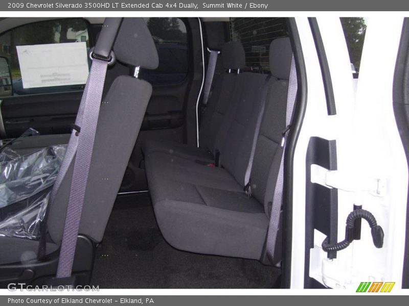 Summit White / Ebony 2009 Chevrolet Silverado 3500HD LT Extended Cab 4x4 Dually