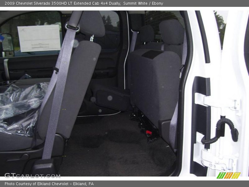 Summit White / Ebony 2009 Chevrolet Silverado 3500HD LT Extended Cab 4x4 Dually