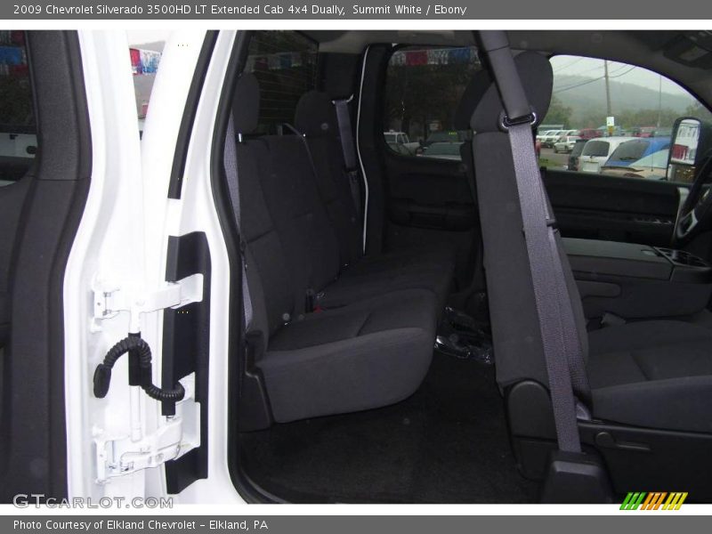 Summit White / Ebony 2009 Chevrolet Silverado 3500HD LT Extended Cab 4x4 Dually