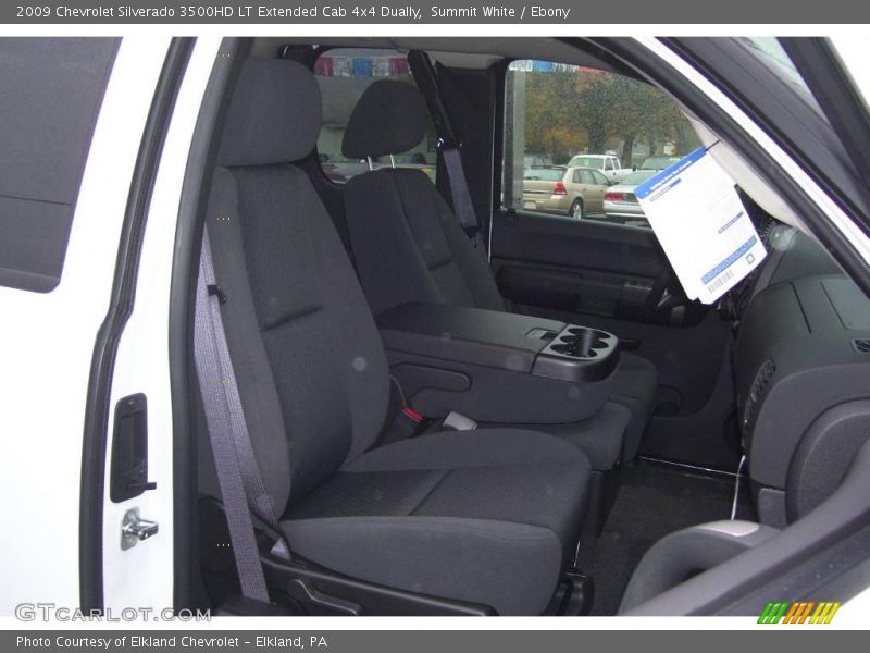 Summit White / Ebony 2009 Chevrolet Silverado 3500HD LT Extended Cab 4x4 Dually