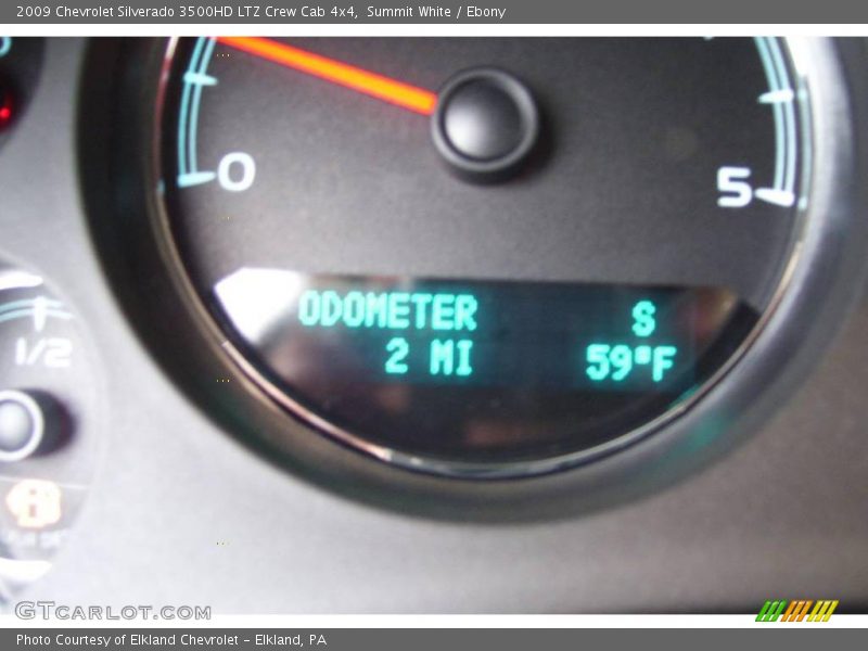 Summit White / Ebony 2009 Chevrolet Silverado 3500HD LTZ Crew Cab 4x4