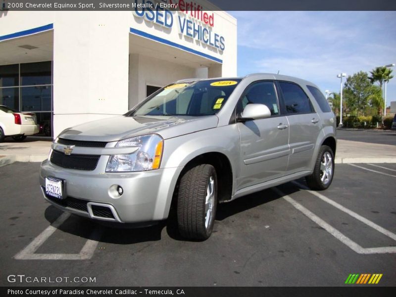 Silverstone Metallic / Ebony 2008 Chevrolet Equinox Sport