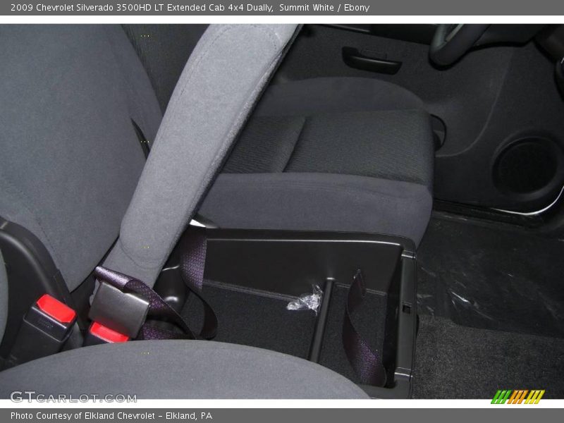 Summit White / Ebony 2009 Chevrolet Silverado 3500HD LT Extended Cab 4x4 Dually