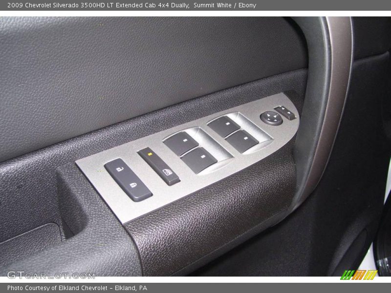 Summit White / Ebony 2009 Chevrolet Silverado 3500HD LT Extended Cab 4x4 Dually