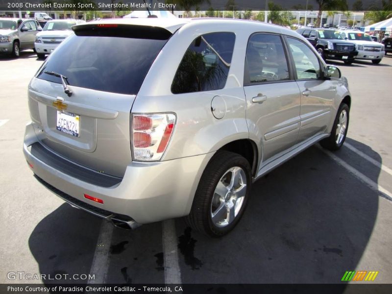 Silverstone Metallic / Ebony 2008 Chevrolet Equinox Sport
