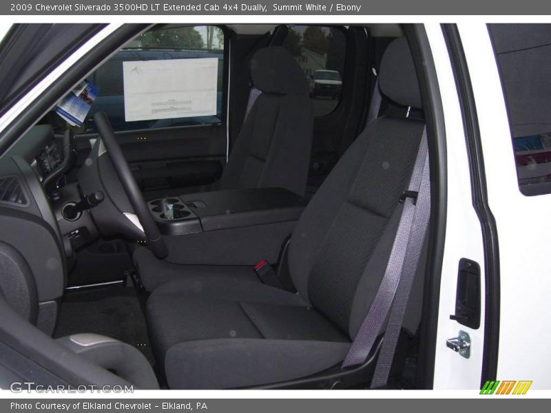 Summit White / Ebony 2009 Chevrolet Silverado 3500HD LT Extended Cab 4x4 Dually