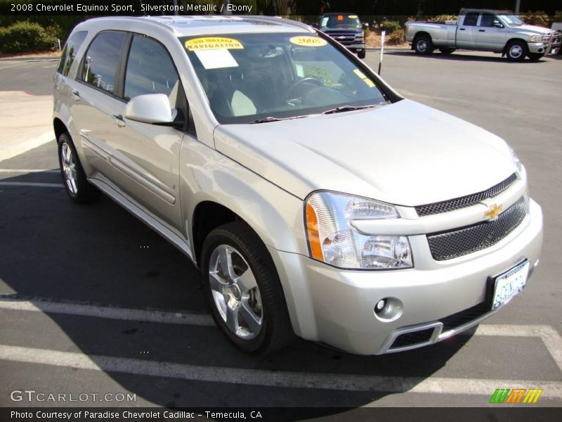 Silverstone Metallic / Ebony 2008 Chevrolet Equinox Sport