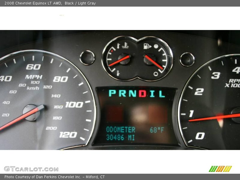 Black / Light Gray 2008 Chevrolet Equinox LT AWD