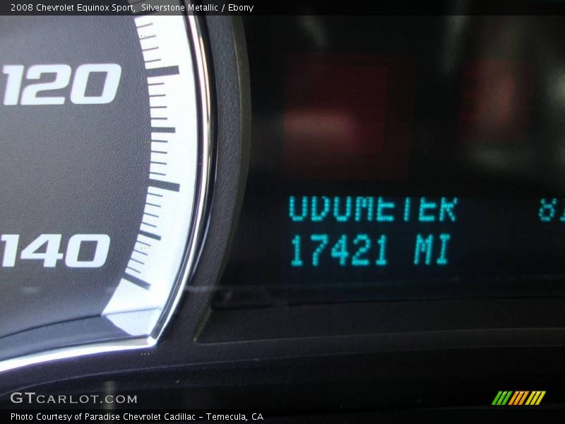 Silverstone Metallic / Ebony 2008 Chevrolet Equinox Sport