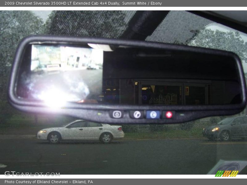 Summit White / Ebony 2009 Chevrolet Silverado 3500HD LT Extended Cab 4x4 Dually