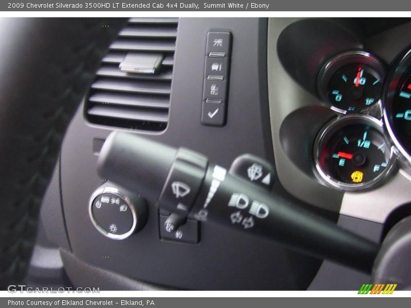 Summit White / Ebony 2009 Chevrolet Silverado 3500HD LT Extended Cab 4x4 Dually