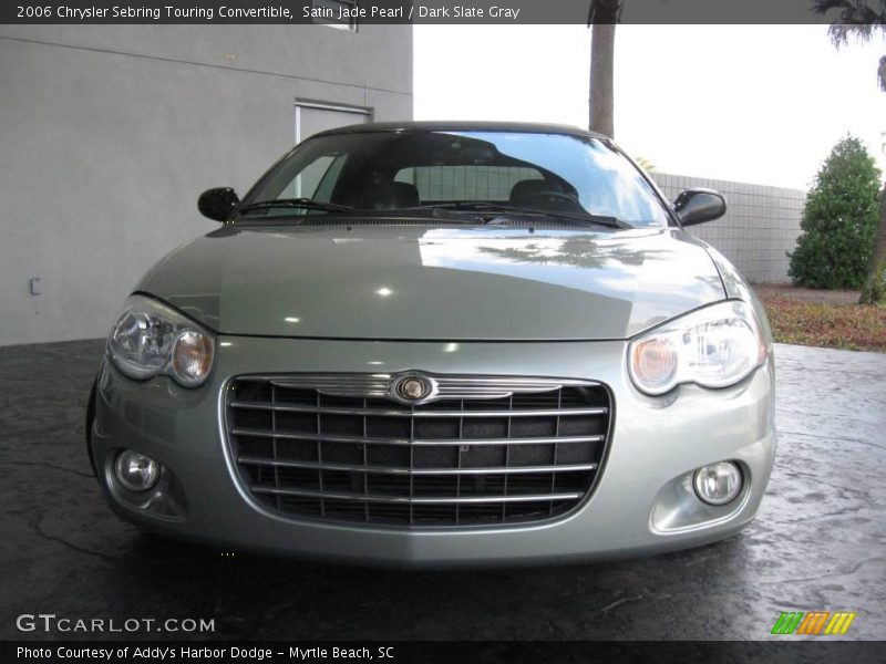 Satin Jade Pearl / Dark Slate Gray 2006 Chrysler Sebring Touring Convertible